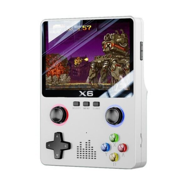 X6 Gaming Console Handheld Emulator Multi-Functional Retro Dual-Joystick HD Color Screen 32G Arcade, Single-player, Dual-Player
