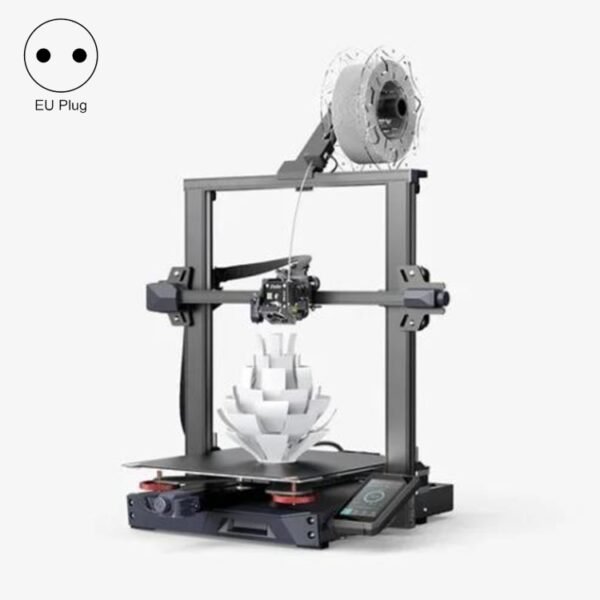 Impresora 3D de tamaño más grande Ender-3 S1 Plus totalmente metálica de doble engranaje, EU Plug