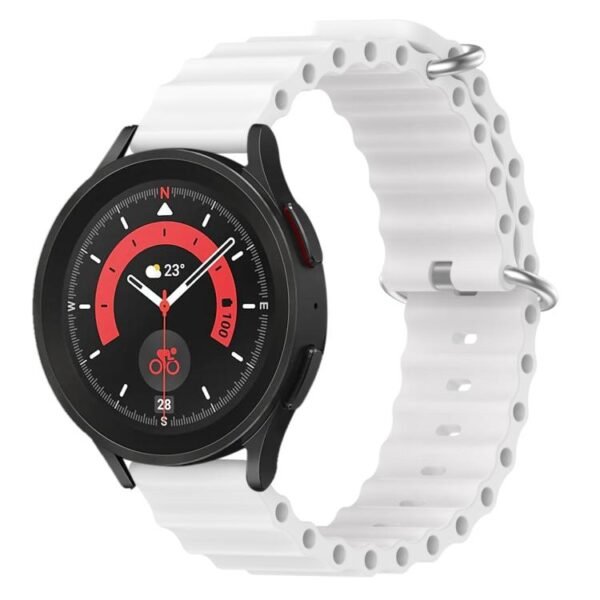 xDfind Ocean Style Silicone Solid Color Watch Band, 20mm, 22mm