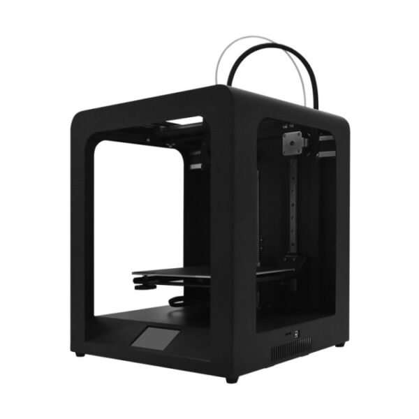 Impresora 3D de escritorio con pantalla táctil de 3,5 pulgadas, nivelación automática, pausa, reanudación de impresión, con plataforma de cristal, 3.5 inch (Black)