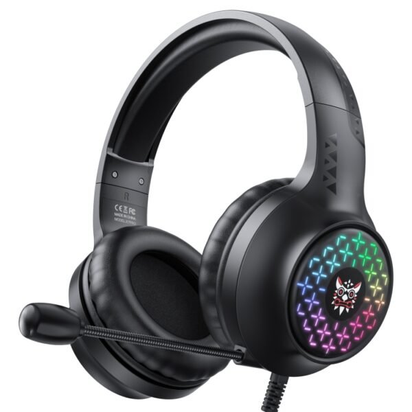 ONIKUMA X7 Pro USB + Auriculares con cable para juegos con iluminación RGB de 3,5 mm, X7 Pro