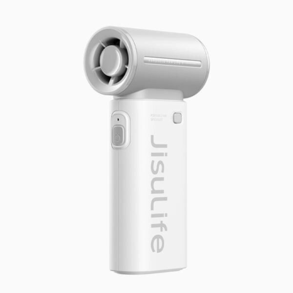 JisuLife - Mini ventilador portátil de mano de alta velocidad, recargable por USB, ventilador eléctrico de escritorio, 3600mAh, 5000mAh